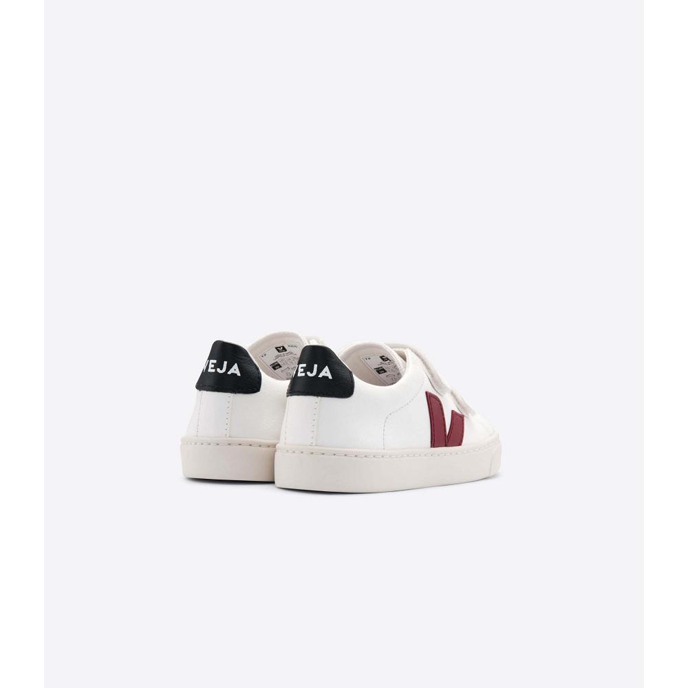 Veja ESPLAR CHROMEFREE Kids' Shoes White/Black/Red | NZ 727FDN